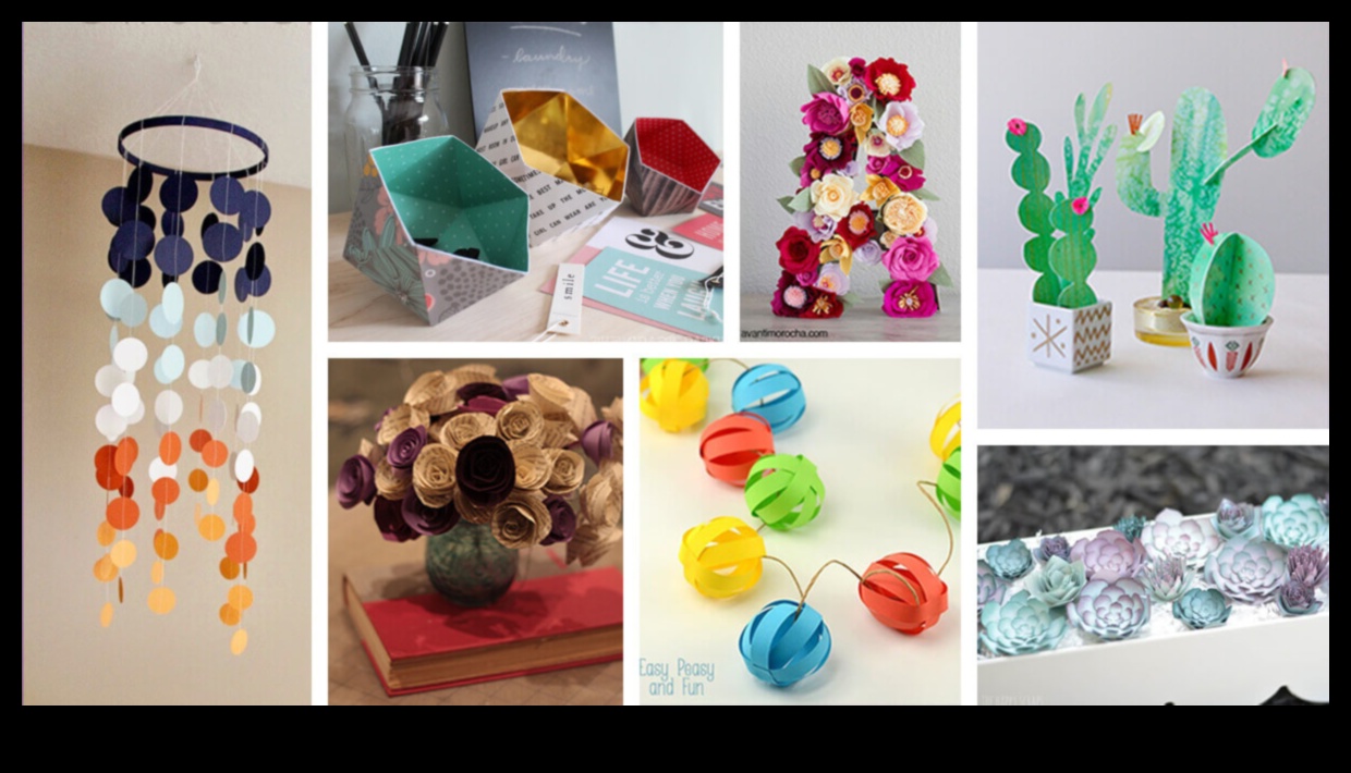 DIY papīra dekors: pārveidojiet telpas ar rokām darinātu eleganci