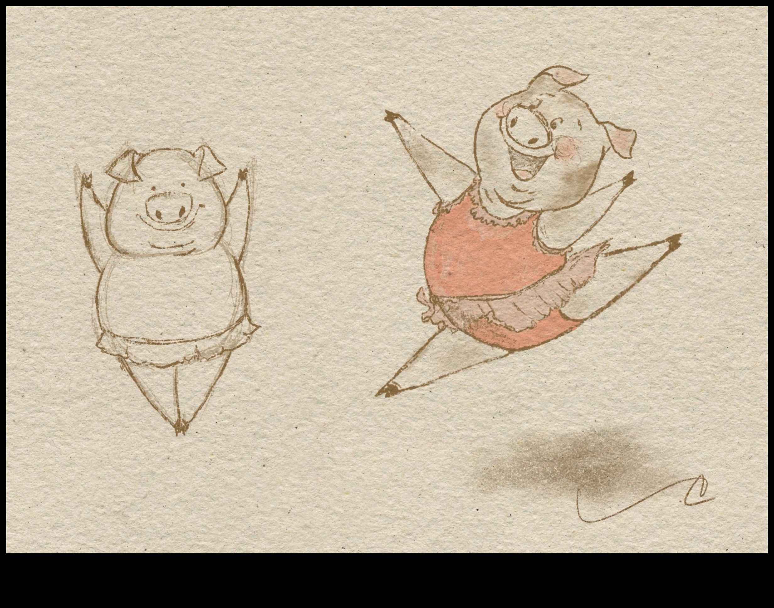 Zīmēšana ar trekniem triepieniem: dinamisku ainu izveide ar tinti