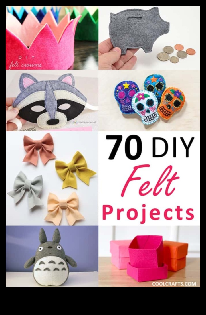 Amatniecības paņēmieni filca mākslai: mīkstu un mājīgu darbu veidošana