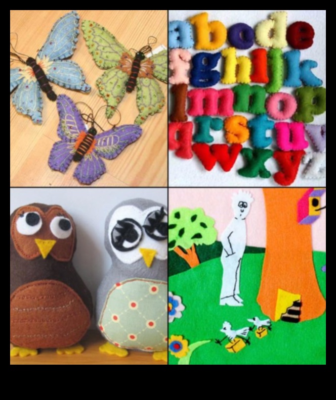 Amatniecības paņēmieni filca mākslai: mīkstu un mājīgu darbu veidošana