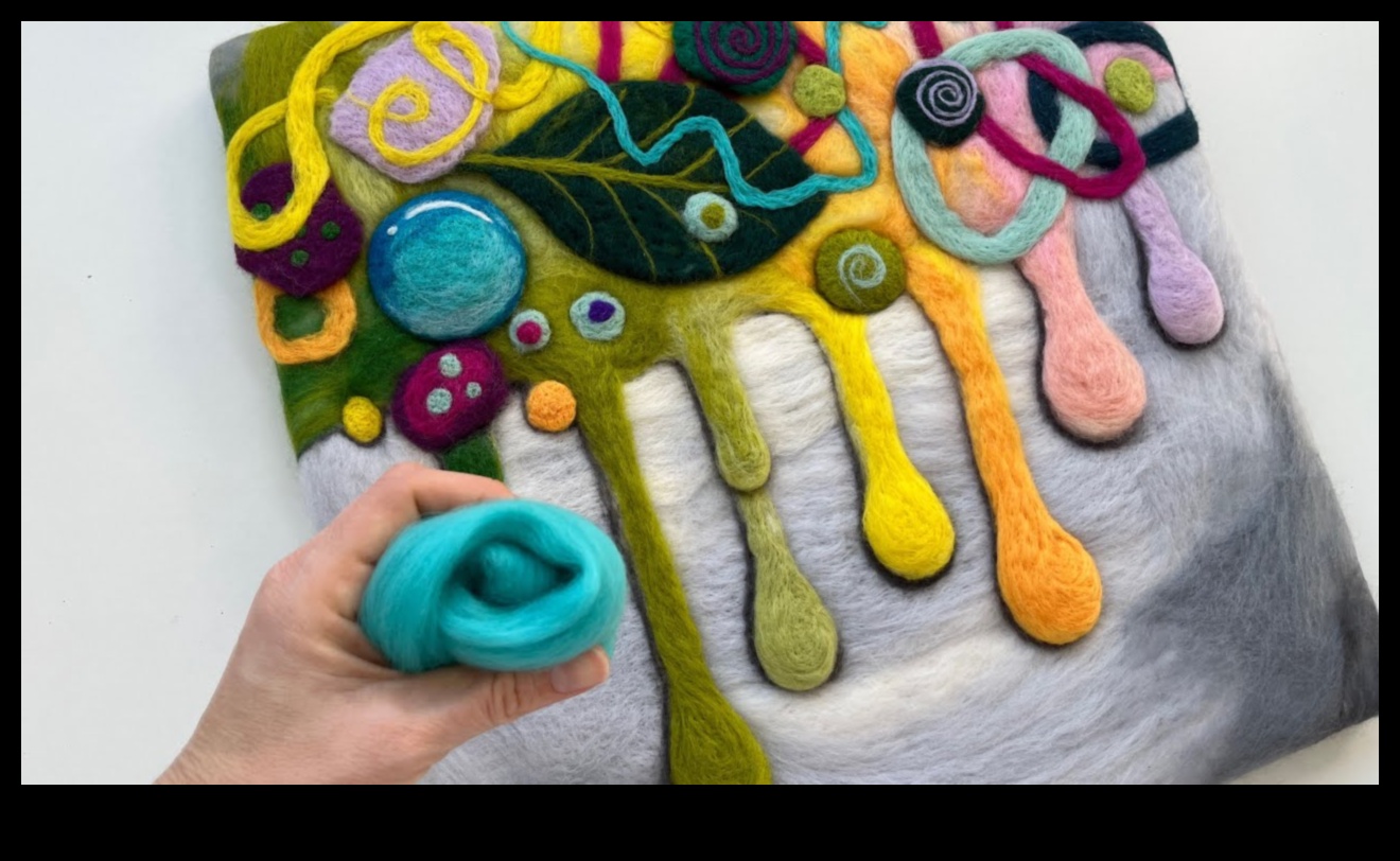 Amatniecības paņēmieni filca mākslai: mīkstu un mājīgu darbu veidošana