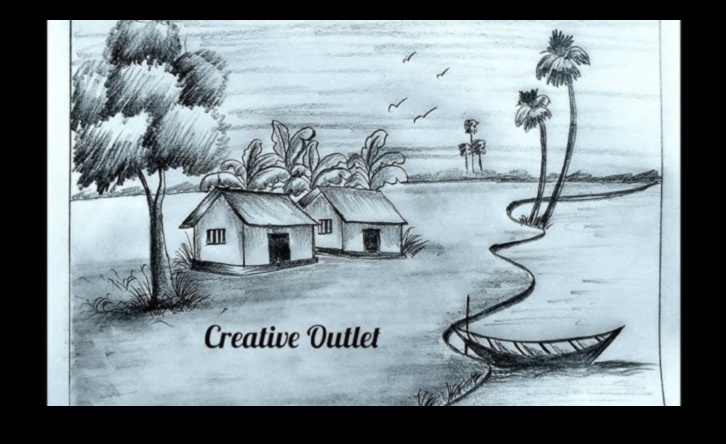 Zīmēšanas dziļums: grafīta ainavu mākslas metodes