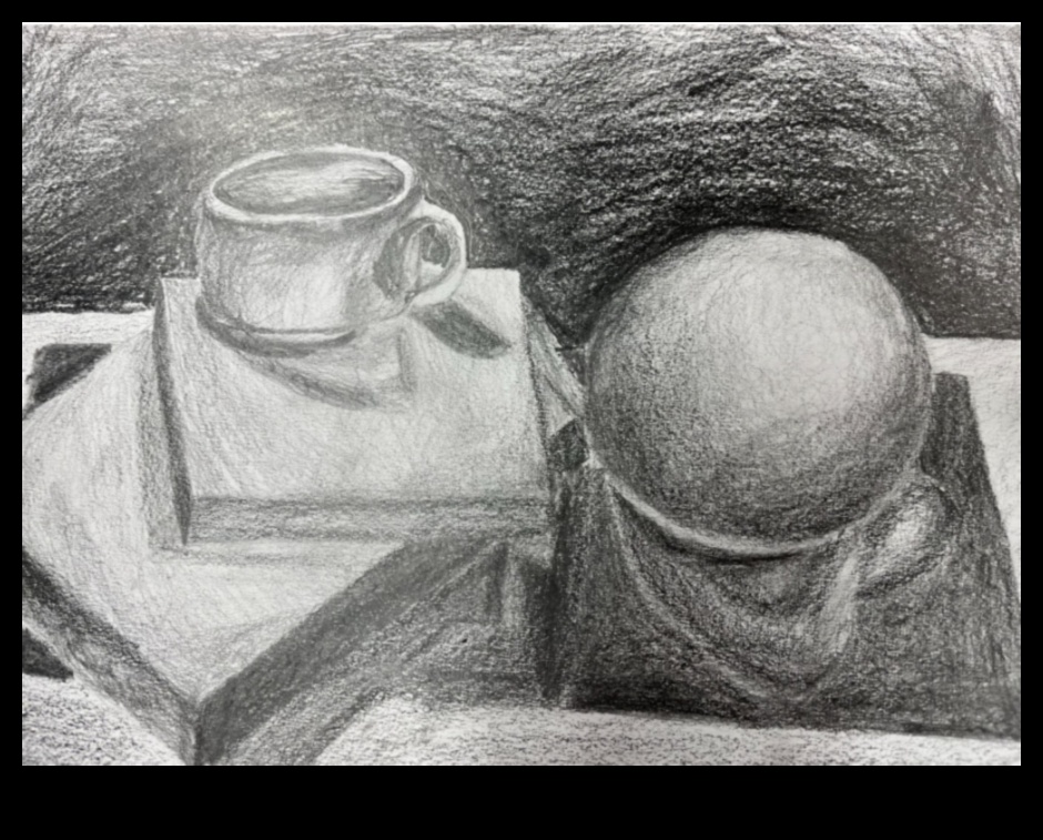 Klusā objektu valoda: klusās dabas skices