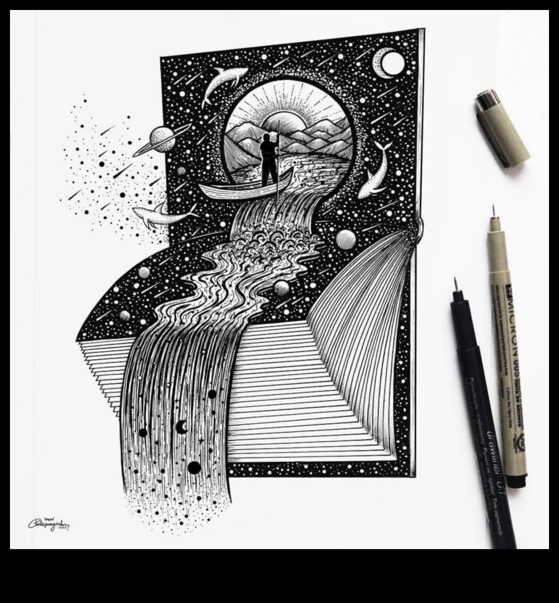 Pildspalvas un tintes sapņi: sirreālistisku izteiksmju izpēte