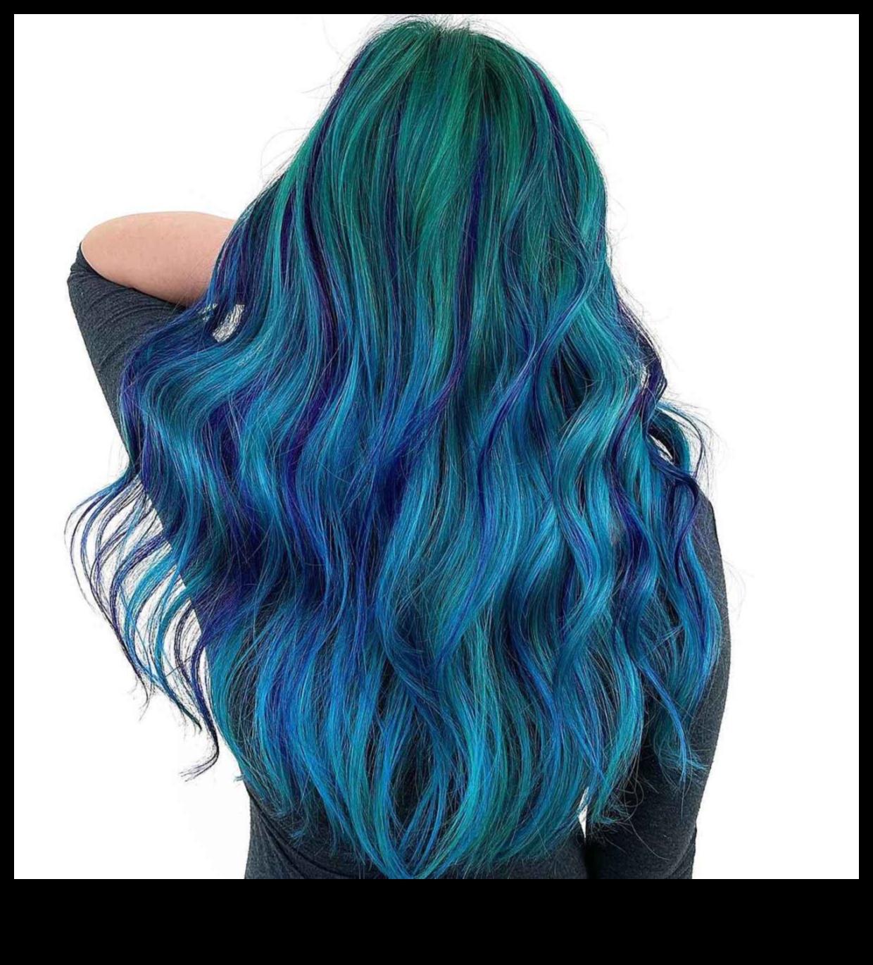 Mermaid Vibes: ienirstiet fantāzijā ar okeāna iedvesmotām matu krāsām