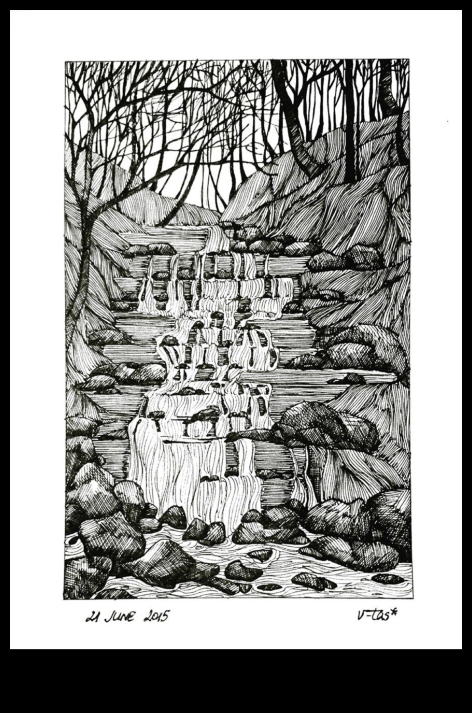 Tintes sarežģītības: paņēmieni detalizētam darbam ar līniju