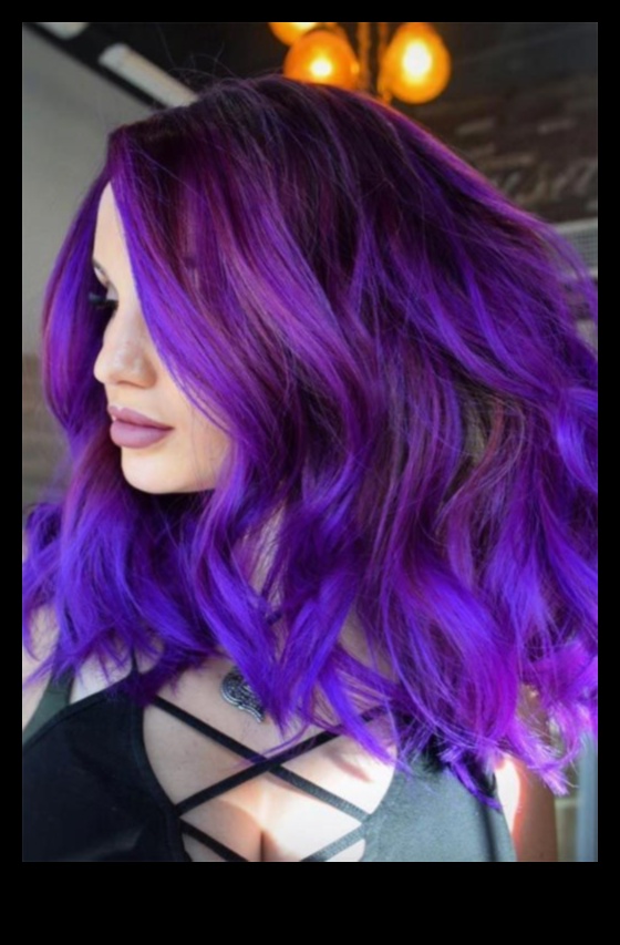 Košas violetas: violetas matu krāsas iedvesmas katram ādas tonim