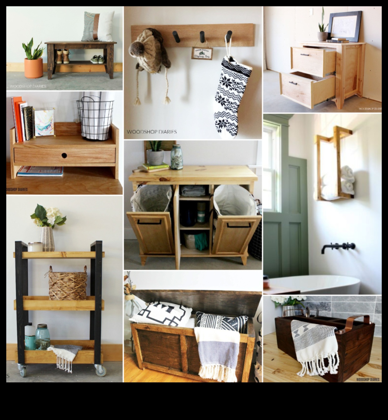 DIY koka uzglabāšanas risinājumi: organizēšana ar rokām darinātu stilu