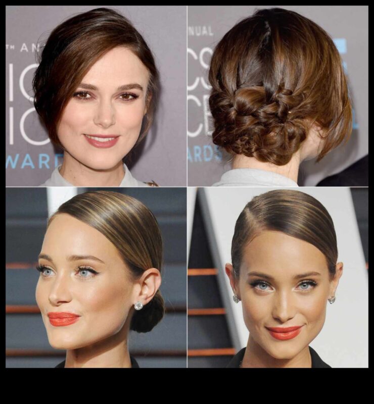 Kā jūs varat atjaunot slavenību sarkanā paklāja formālas frizūras?