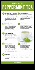 Malkojiet un nomieriniet: atklājiet piparmētru tējas nomierinošo efektu