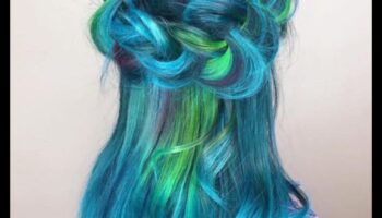 Mermaid Vibes: ienirstiet fantāzijā ar okeāna iedvesmotām matu krāsām