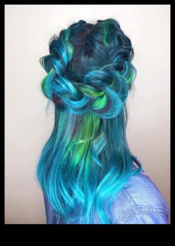 Mermaid Vibes: ienirstiet fantāzijā ar okeāna iedvesmotām matu krāsām