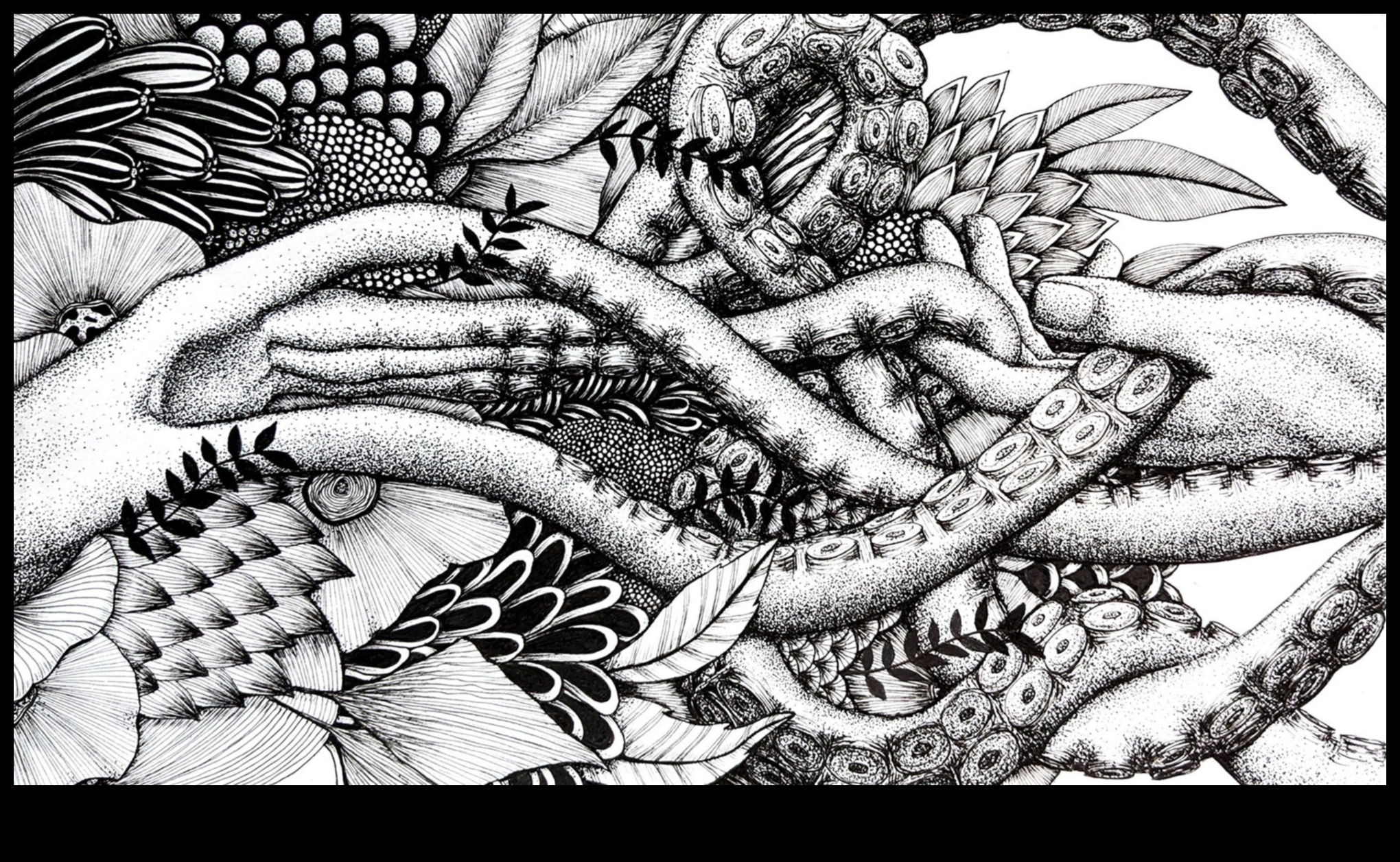 Tintes sarežģītības: paņēmieni detalizētam darbam ar līniju